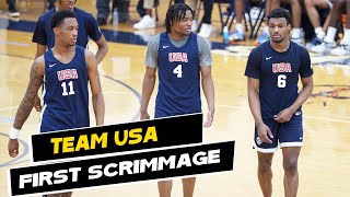 Team Usa Exclusive Scrimmage At Nike Hoop Summit Isaiah Collier, Bronny James, Ron Holland & More