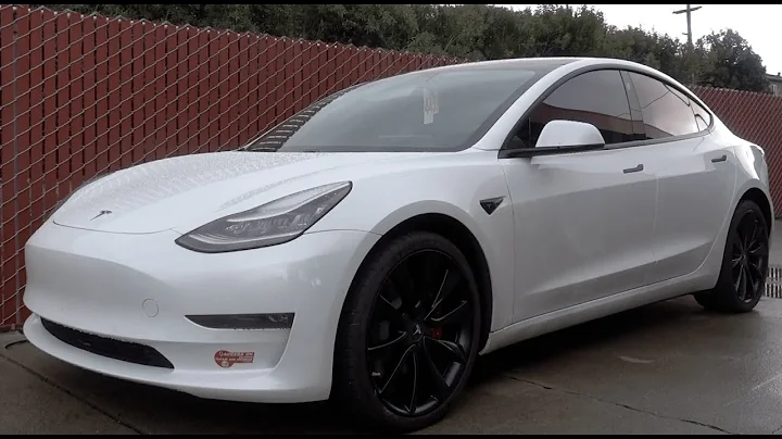 Tesla Model 3 - Chrome Delete, 3M Crystalline Tint, Powdercoat Wheels
