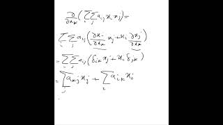 Derivative of a scalar function with respect to a vector