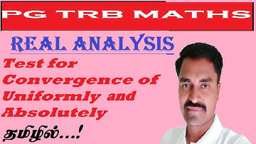 PG TRB MATHS | SERIES CONVERGENCE