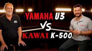 Kawai K-500 vs Yamaha U3 | Studio Piano Showdown