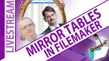 Mirror Tables in FileMaker with HOnza Koudelka and Philipp A. Puls