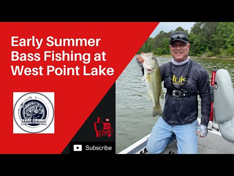 Early Summer Bass Fishing at West Point Lake - YouTube