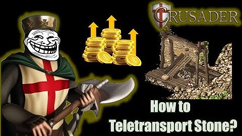 How to teletransport STONE in Stronghold Crusader (Trick/Hack/Bug)