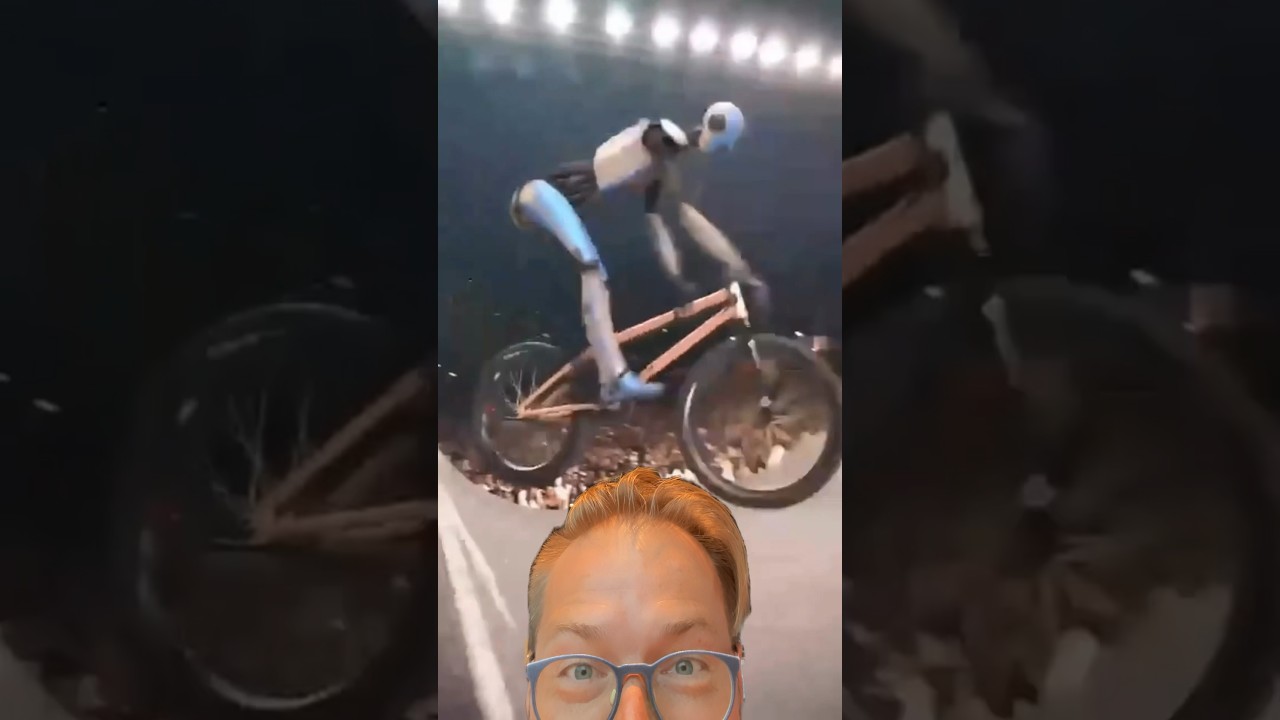 🤖Robot on a bike 🚲 