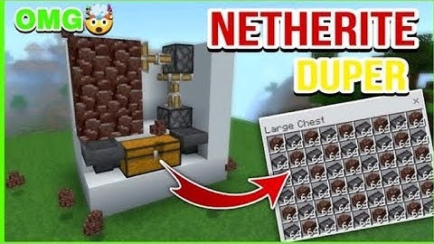 How To Make Automatic Netherite Duper/Farm Tutorial in Minecraft 1.20 Bedrock/PE/JAVA/Xbox/PS4/PC