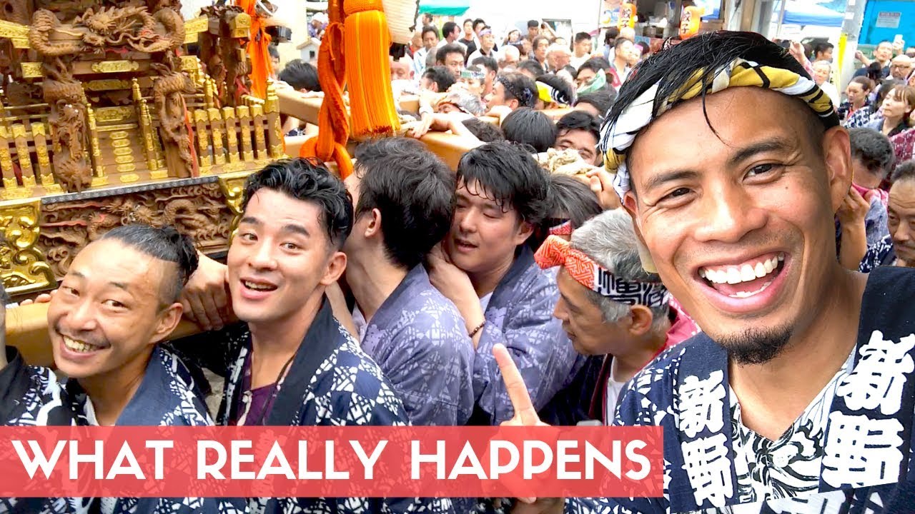 Behind the Scenes at a JAPANESE FESTIVAL | Mikoshi Matsuri