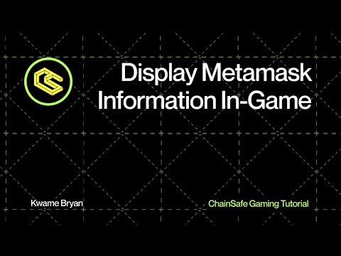 ChainSafe Gaming SDK Tutorial: How to display MetaMask account information in-game