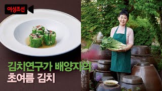 김치 연구가 배양자의 초여름 김치-백오이소박이