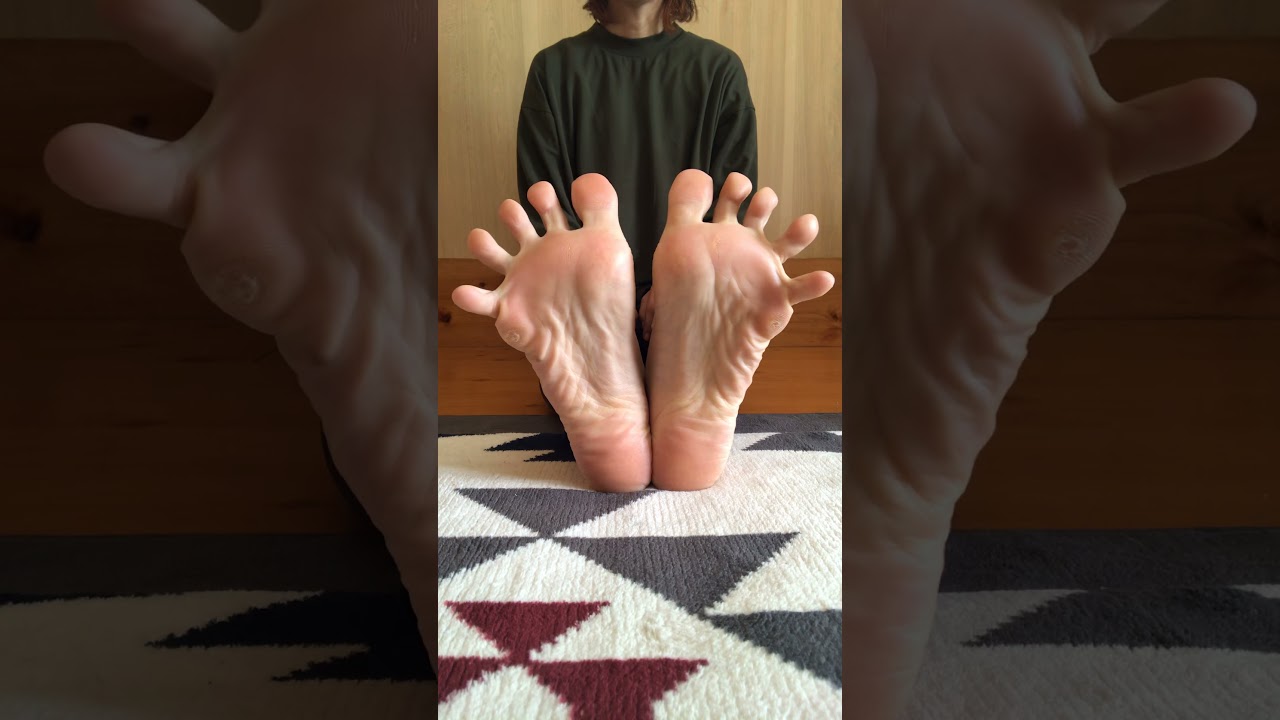 【足指ジャンケン✌️】パー長時間キープ