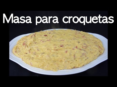 Masa para croquetas muy cremosas de Javier Romero