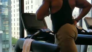 Black Muscle Hunk Booty Bouncing