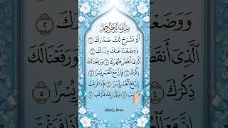 Surah Ash-Sharh Recitation – Feel the Peace of Allah’s Words 🌙 #shorts #quran