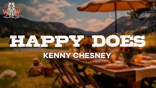 kenny chesney - happy does (lyrics)