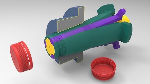 Animation Faltkern / collapsible core