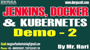 JENKINS, DOCKER & KUBERNETES tutorials || Demo - 2 || by Mr. Hari On 07-10-2025 @8PM (IST)