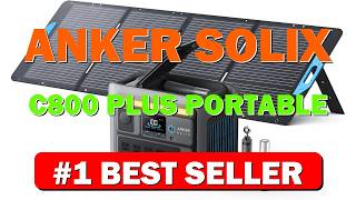 Anker SOLIX C800 Plus Portable Power Station with 200W Solar Panels 1200W - B0CX56FY7Z