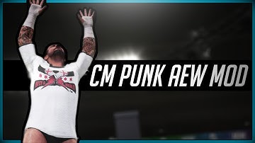 CM Punk AEW Rampage 2021 Return Mod | WWE 2k19