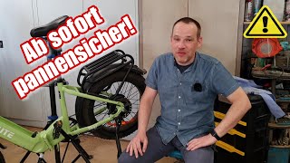 So mache ich Fahrrad Ebike Pedelec Escooter pannensicher mit Reifendichtmittel für Schläuche Slime