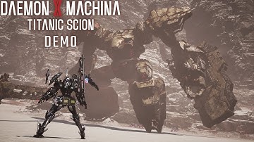DAEMON X MACHINA TITANIC SCION DEMO - HARD - Rebellion Boss.