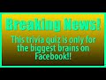 Trivia quiz for people who are not just all talk