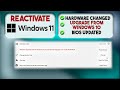 Windows 11 Activation Fix | After BIOS Update & Hardware Change | 2024 (0xC004F211)