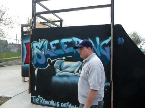 Graffiti Community Building Fairchild TV-Cst Scott...