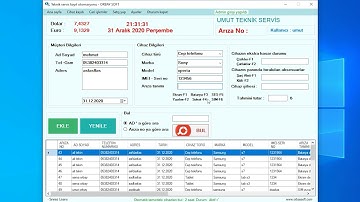 Cep Telefonu Bilgisayar Teknik Servis Takip Programı - Cihaz kaydı