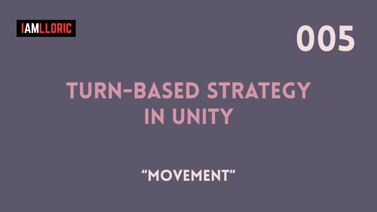 005 Turn Based Strategy in Unity - Movement - YouTube