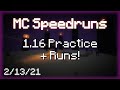 Minecraft 1.16 and 1.6 speedruns | gamerboy80 Full Stream VODS