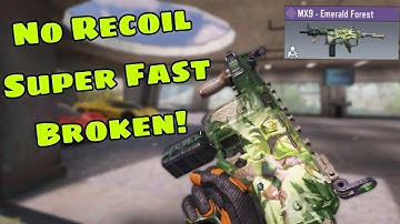 Best Mx9 Gunsmith For Codm Season 8 | No Recoil + Super Fast Kill (New Gunsmith)