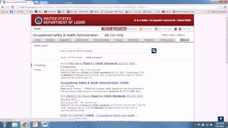 How to Read OSH Standards