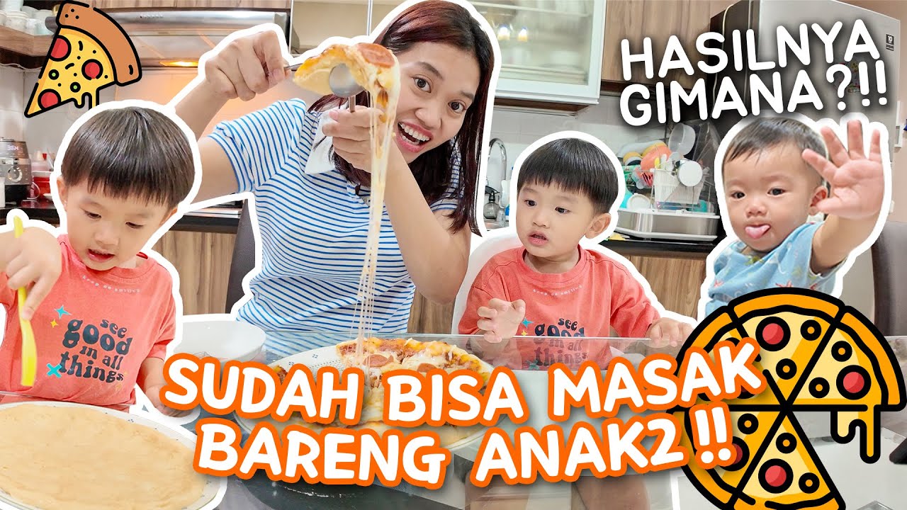 TERHARU!!🥹 AKHIRNYA BISA MASAK BARENG ANAK2 ❤️