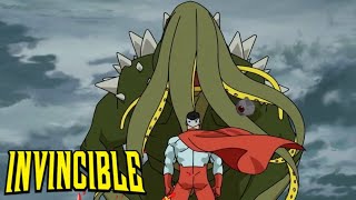 Invincible saved Omni Man from Kaiju | Invincible Season 1 Episode 7