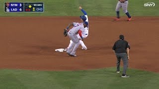 NYM@LAD: Mets turn strike-'em-out, throw-'em-out DP