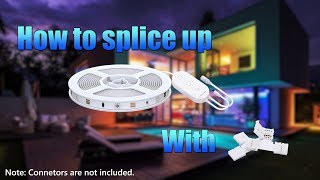How to Splice up Govee LED Strip Lights With RGB Connector | Govee Home