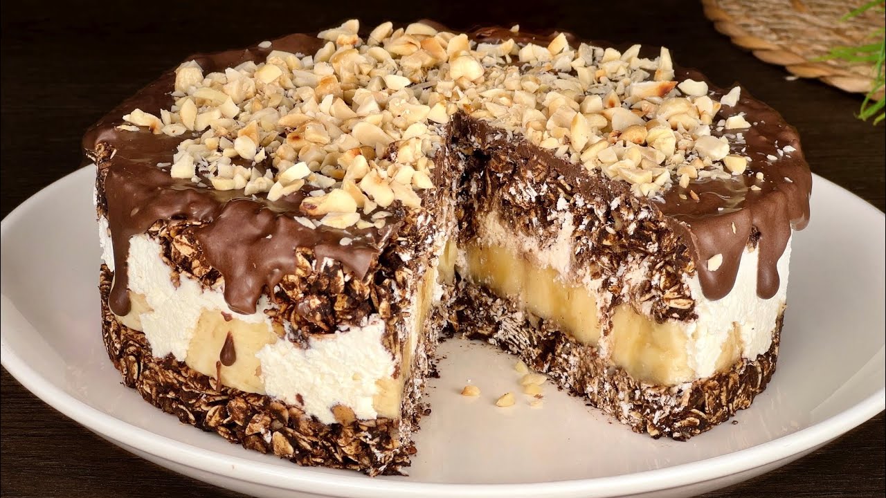 Я отказалась от сахара с помощью этого пирога без выпечки! Вы будете готовить этот торт каждый день!