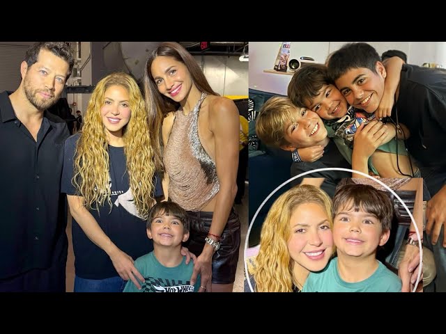 SHAKIRA RECIBIÓ SORPRESIVA VISITA EN CONCIERTO DEL KASEYA CENTER, MILAN Y  SASHA SE ROBARON EL SHOW!