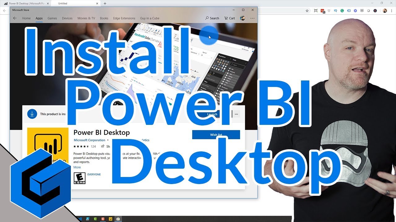 Power Bi Desktop Install Options Windows Store Vs Msi Youtube