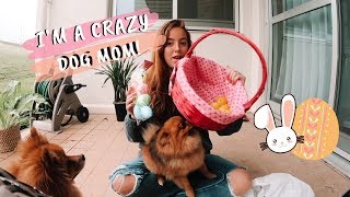 DOING AN EASTER EGG HUNT FOR MY DOGS | Rachie Demp 2019