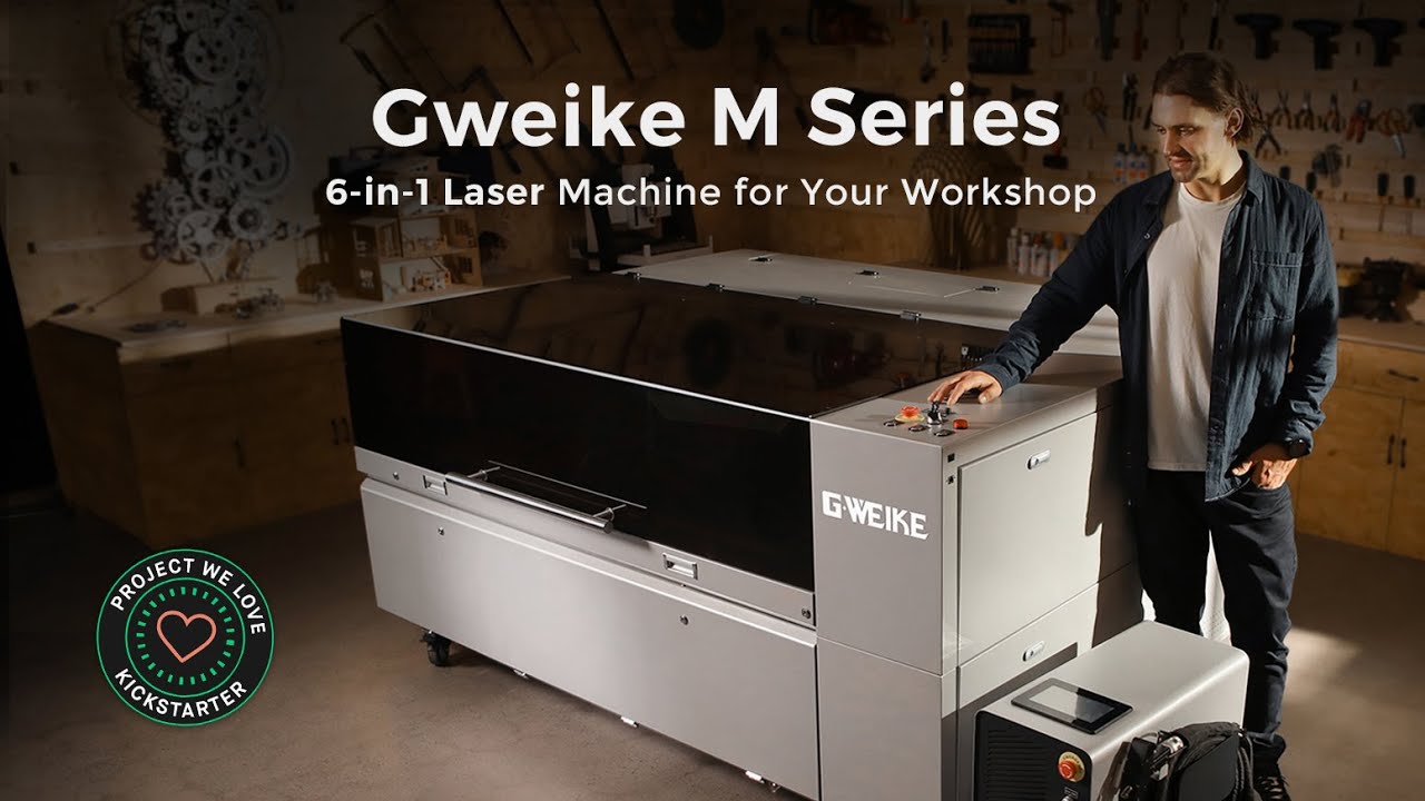 GWEIKE M Series: 6-in-1 Laser Machine for Your Workshop - YouTube