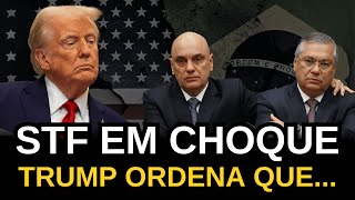 MINISTROS DO STF TENTAM SAIR AO DESCOBRIR QUE TRUMP ORDENOU ATAQUE...