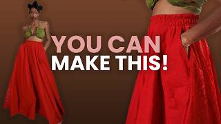 DIY Sewing: How To Make a Floor Length Circle Skirt (+ a guide you can print)