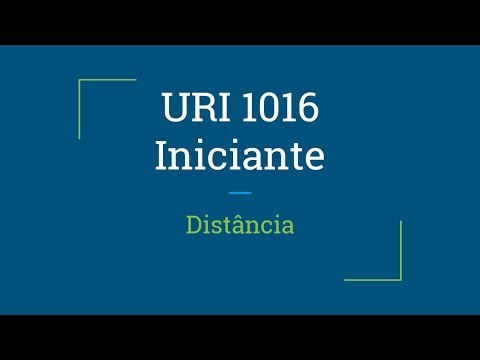 URI1016 - Python