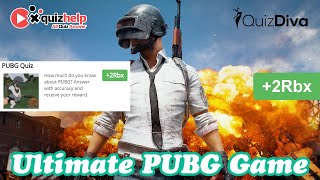 Ultimate PUBG Game Quiz Answers | +2 Rbx | Quiz Diva screenshot 2