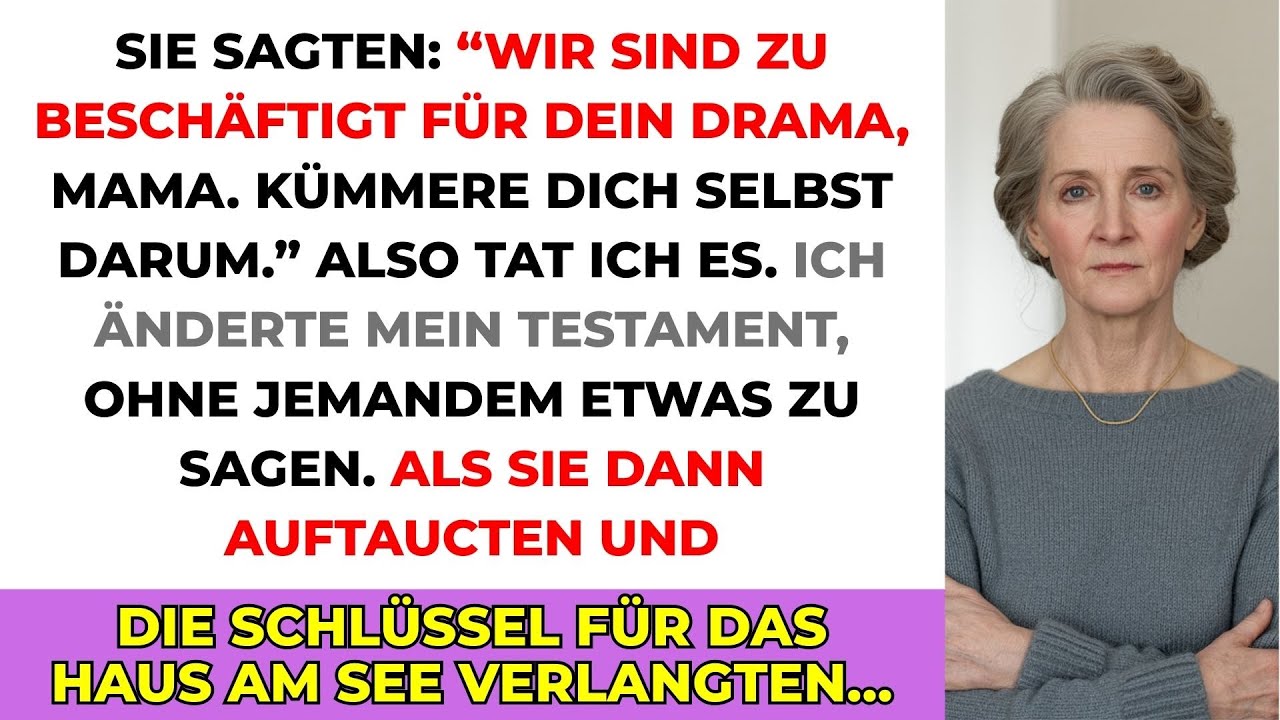 Sie Wollten Die Schlüssel Zu Meinem Seehaus, Aber Mein Anwalt Wartete...