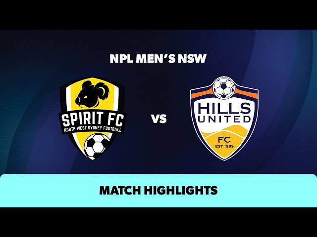 NPL Men's NSW Round 10 Highlights – NWS Spirit FC v Hills United