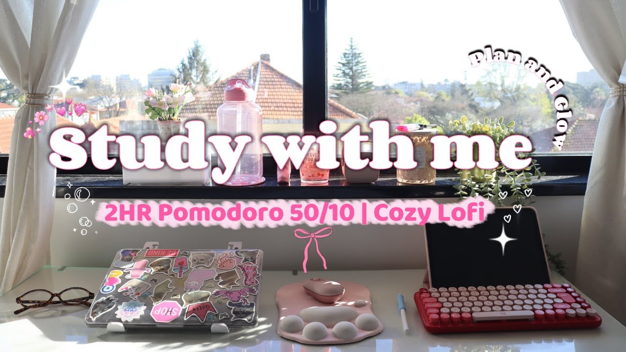 STUDY WITH ME 2H 💡 | Pomodoro 50/10 ⏳ | Lofi Music 🎧 | Countdown Timer ...