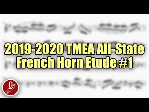 2019-2020-tmea-all-state-french-horn-etude-#1