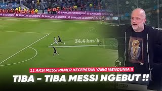 “DIa Masih Berlari Lebih Cepat Dari Bek Lawan” 11 Kecepatan Sprint Messi yang Buat Terkejut Lawan !!